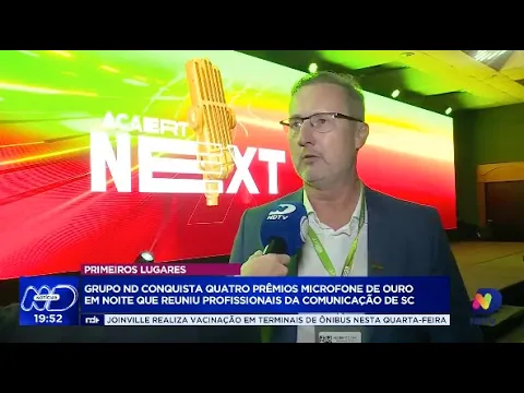 Noite de honra: Grupo ND recebe quatro prêmios Microfone de Ouro da ACAERT