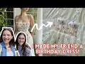 I Recreated a Teuta Matoshi Dress For My Friend s Birt ay Cherry Inspired Tea Dress DIY