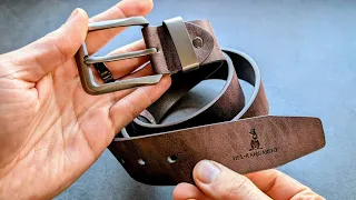 Fake Leather Belt from Temu Review HFL Kangaroo