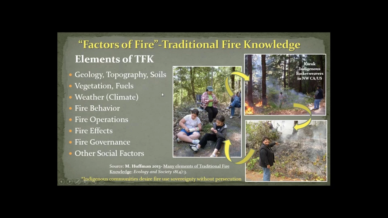 Returning Fire to the Land Celebrating Traditional Knowledge and Fire