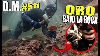¡ROMPÍ el LECHO de ROCA... y apareció ORO por todas partes! - Detección Metálica 511
