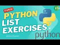 5 Python LIST Exercises to Master in Record Time