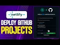 How To Deploy GitHub Projects On Netlify 2026 Updated Tutorial