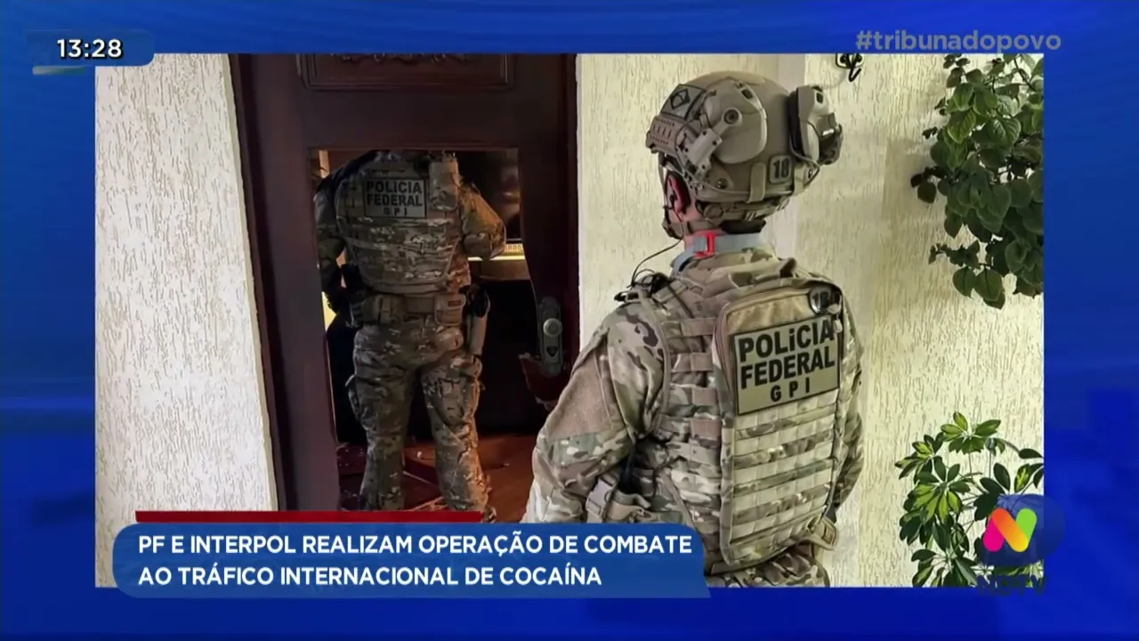 PF e INTERPOL realizam operação de combate ao tráfico internacional de cocaína