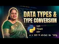 Python Full course Day 3 Datatypes Type conversations in python