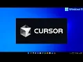 How to Install Cursor AI Code Editor on Windows 11 10 2026