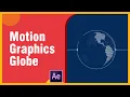 How to make a Digital Earth in After Effects - After Effects Tutorial