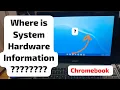 How to Find System and Hardware info on a Chromebook with ChromeOS ChromeOS Flex