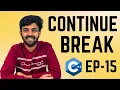 Continue Break C for Beginners Ep-15 code io - Tamil