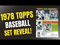 1978 TOPPS BASEBALL SET REVEAL