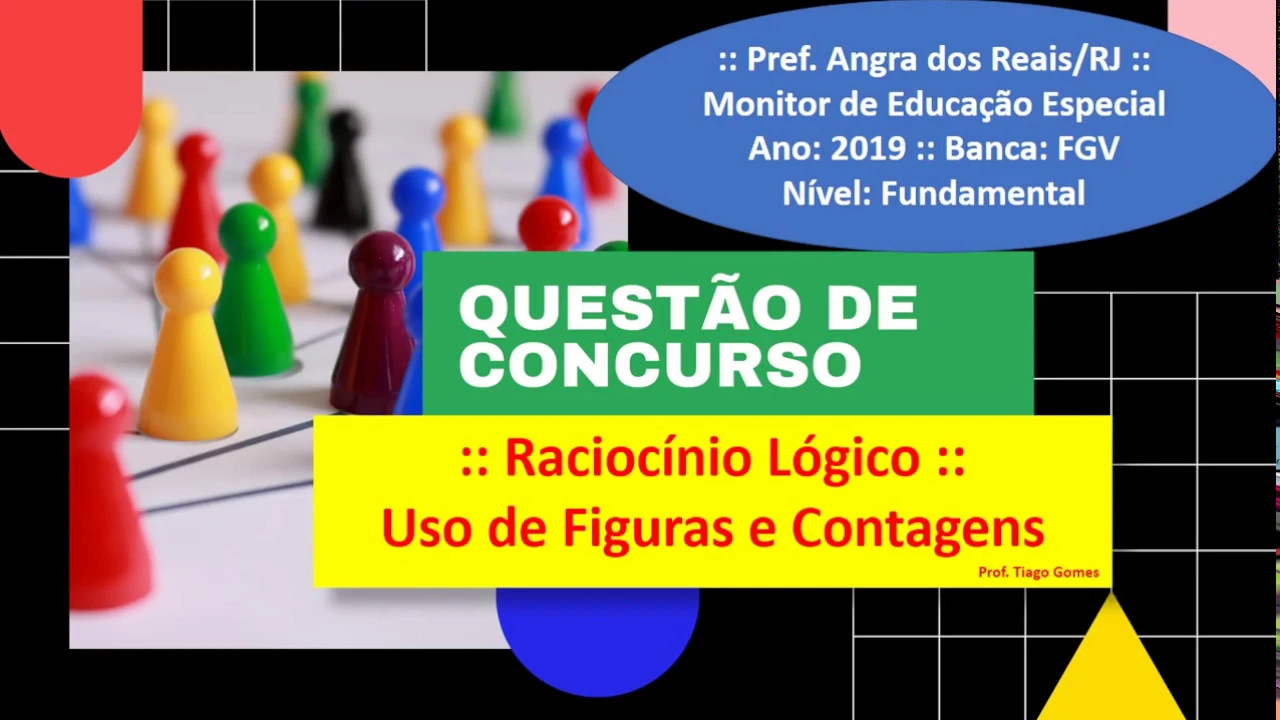 Concurso  #FGV Q20 #Prefeitura de Angra dos Reis RJ  2019 Prova de Matemática