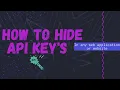 Hiding API keys with environment variable