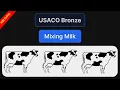 USACO Bronze Mixing Milk Python Program