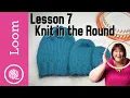 7 0 How to Loom Knit Knit in the Round Tips Hat Chart and Basic Beanie pattern