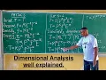 Dimensional Analysis Physics How to Solve Dimensional Analysis Physics Question
