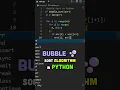 Bubble Sort in Python