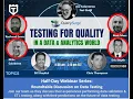 Test Webinar - Roundtable discussion on ETL testing