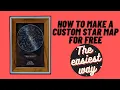 HOW TO MAKE A CUSTOM STAR MAP FOR FREE THE NIGHT SKY - PT-BR
