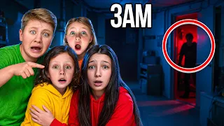 Last to Leave HAUNTED BASEMENT at 3AM…