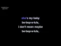 gene vincent | be bop a lula | lyrics | paroles | letra |