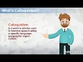 Colloquialism Definition and Examples