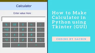 Calculator in Python using Tkinter GUI Calculator in Python