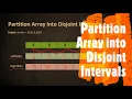 Partition Array into Disjoint Intervals LeetCode 915 Coders Camp