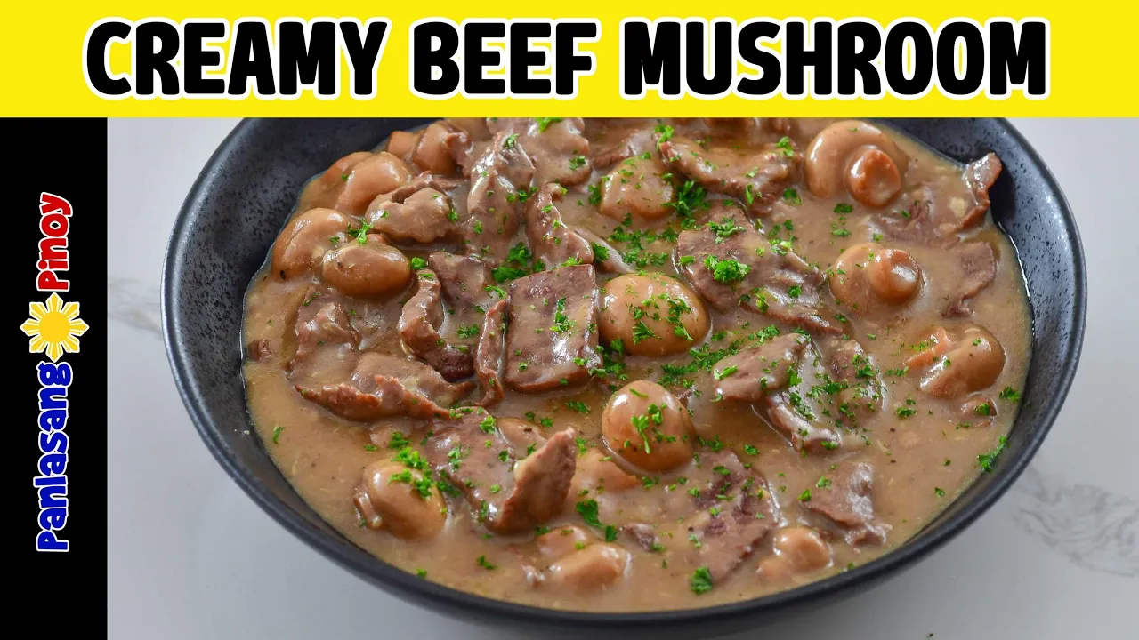 Creamy Beef with Mushroom   Dinner and Lunch Ideas   Easy Beef Stew Recipe