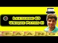 Unique Paths II Leetcode 63 Dynamic Programming Easy Peasy Live coding session