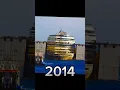 Evolution of Costa Concordia #costaconcordia￼