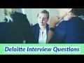 Deloitte Interview Questions