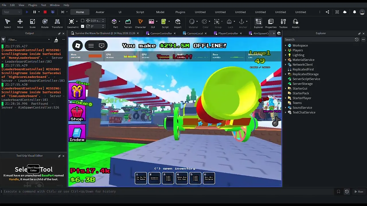 Controllable Cannon System