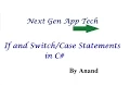 Part 6 - If and Switch Case in C in Depth