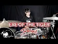Download Lagu Eye Of The Tiger - Survivor Drum Cover ( Tarn Softwhip )