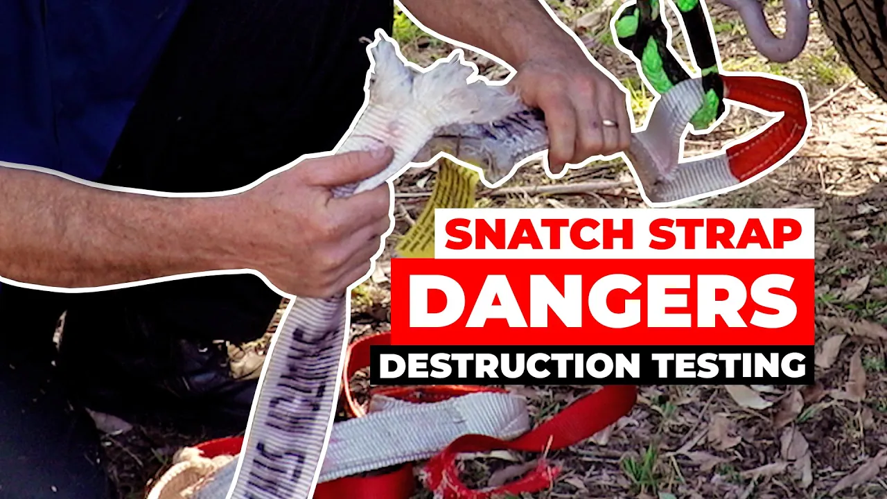 Dangers of Snatch Strap Recoveries - Destruction Testing