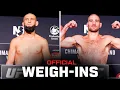 Chimaev vs Strickland Weigh-Ins UFC 328