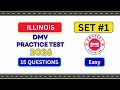Illnois DMV Practice Test 2026 Easy 15 REAL TEST QUESTIONS SET DMV Driving Test DMV 2026