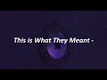 Leanna Crawford - This Is What They Meant (Letra/Lyrics)