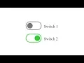 CSS - Flat Toggle Switch