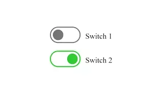 CSS - Flat Toggle Switch
