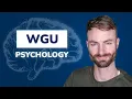 WGU Psychology Degree - Graduate in 6 Months Full Roadmap Inside