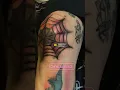 Spider Web Tattoo on Knee