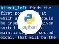 Binary search bisection in Python