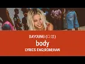 Download Lagu DAYOUNG (다영) - body Lyrics Eng Sub w/ Hangul and Romanization