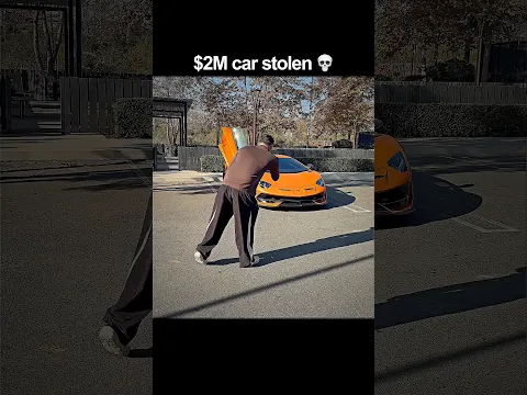 Bro stole a $2M car 💀