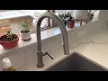 DELTA Faucet Trinsic Pull Down Kitchen Faucet with Pull Down Sprayer Kitchen Sink Faucet Review