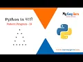 Pattern Programs in Marathi Pattern Program 10 Python in Marathi