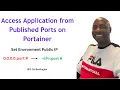 Accessing Docker Containers in the Browser via Published Ports Portainer Tutorial