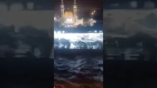 شاهد إنفجار سد درنة بسبب قوة السيول الجارفة 