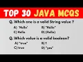 AP CSA Java Challenge Easy to Hard 30 MCQs